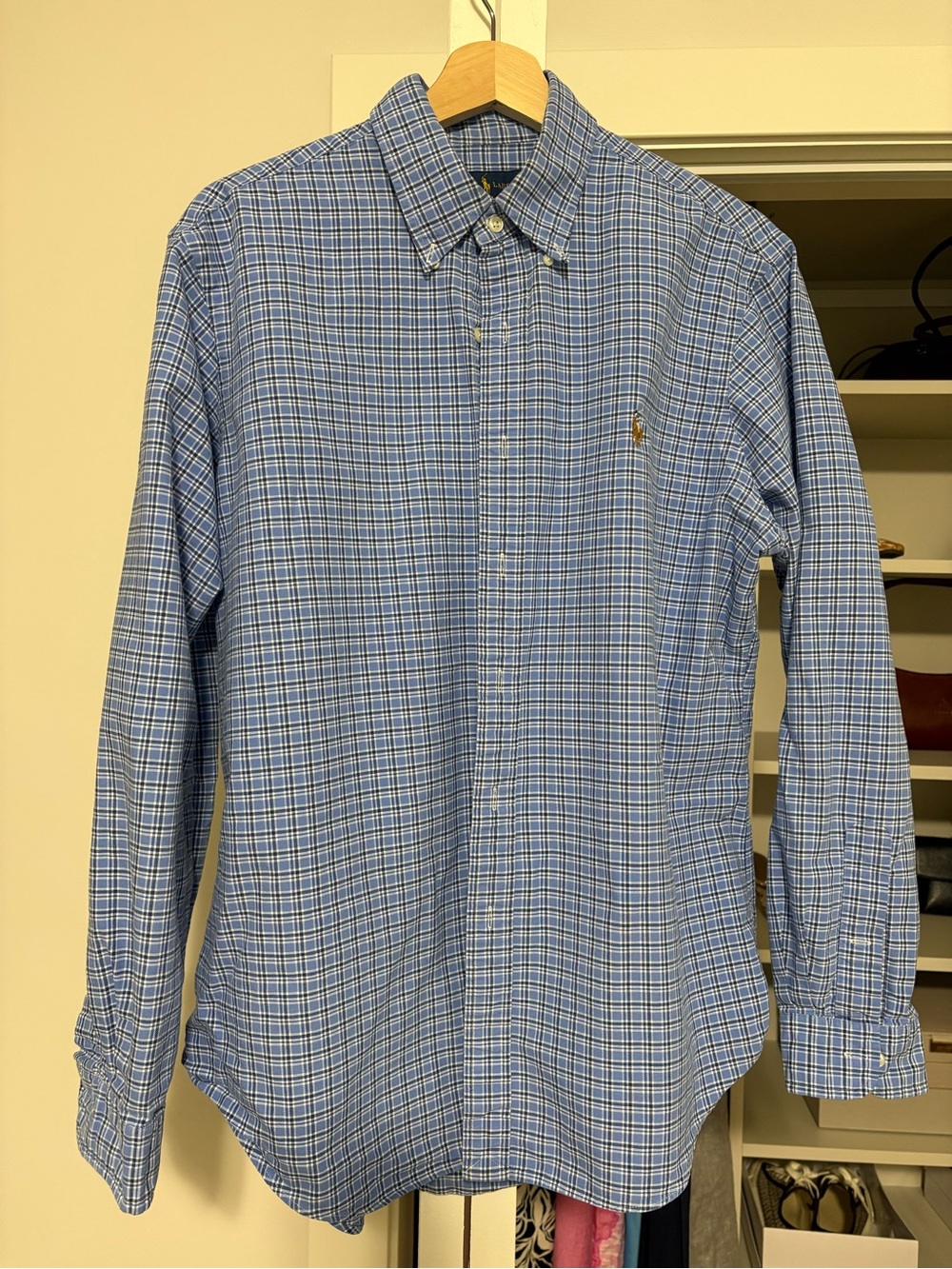 Polo Ralph Lauren Blue Plaid Button-Down Shirt - Classic Men’s Shirt